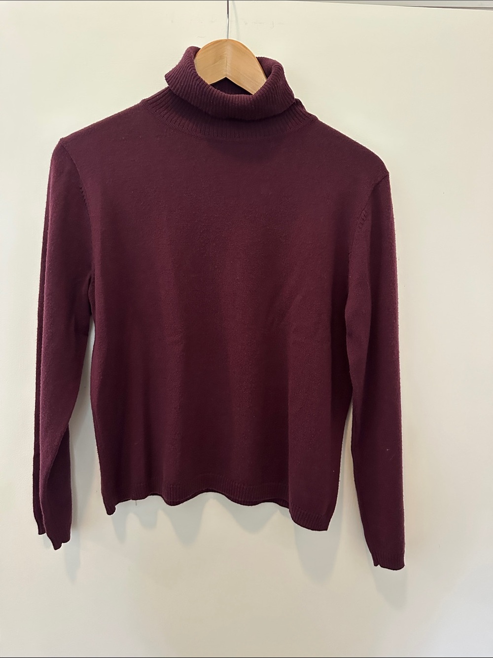 Pendleton Wine-Colored Turtleneck Sweater
